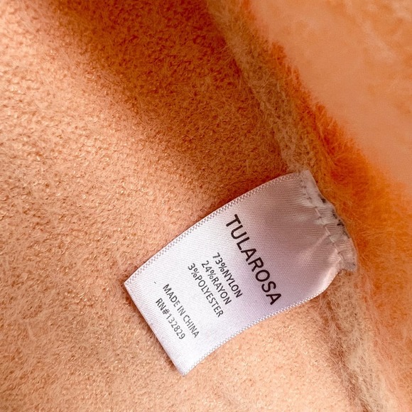 Tularosa - Taylor cozy long cardigan peach color size Large - Picture 10 of 10